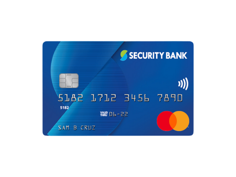 Security Bank Fast Track Secured Credit Card
